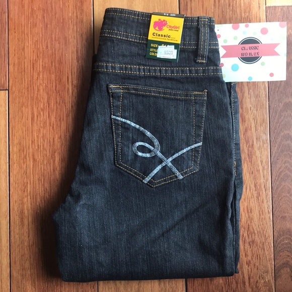 City Girl Denim - City Girl Denim Jeans Black Size :5/6 (28x 31)